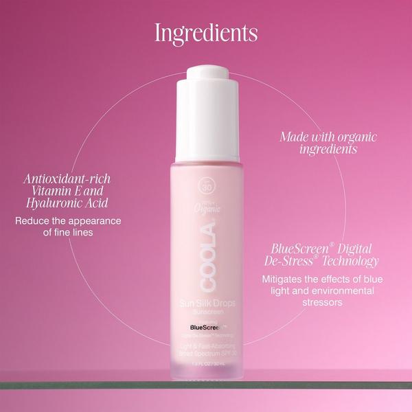 Ulta COOLA  Full Spectrum 360° Sun Silk Drops Organic Sunscreen SPF 30