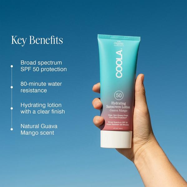 Ulta COOLA  Guava Mango Classic Body Organic Sunscreen Lotion SPF 50