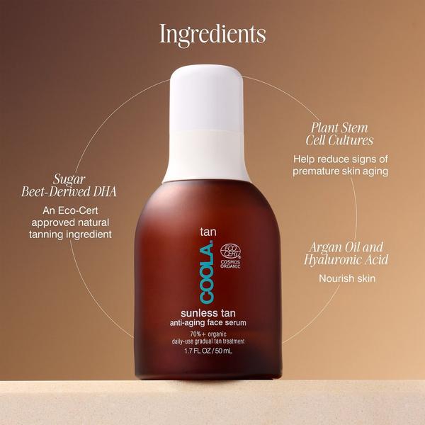 Ulta COOLA  Organic Sunless Tan Anti-Aging Face Serum