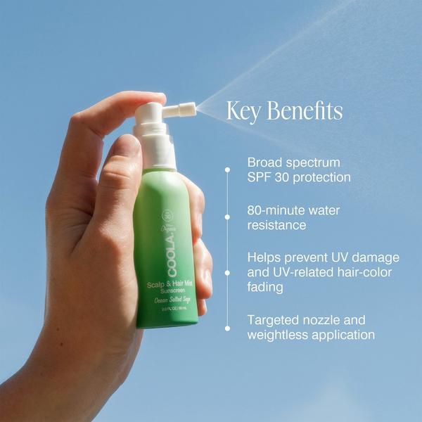 Ulta COOLA  Scalp & Hair Mist Organic Sunscreen SPF 30