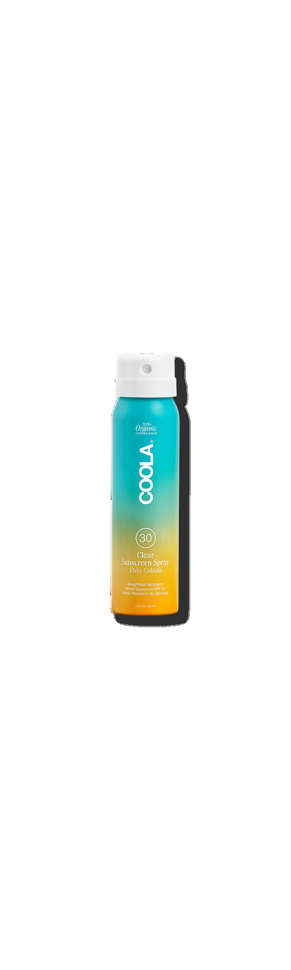 Ulta COOLA  Travel Size Piña Colada Classic Body Organic Sunscreen Spray SPF 30