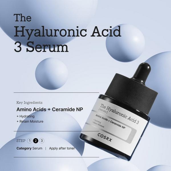 Ulta COSRX  The Hyaluronic Acid 3 Serum With Amino Acids + Ceramide NP