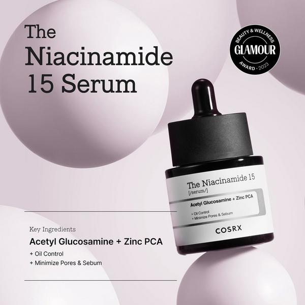 Ulta COSRX  The Niacinamide 15 Serum With Acetyl Glucosamine + Zinc PCA