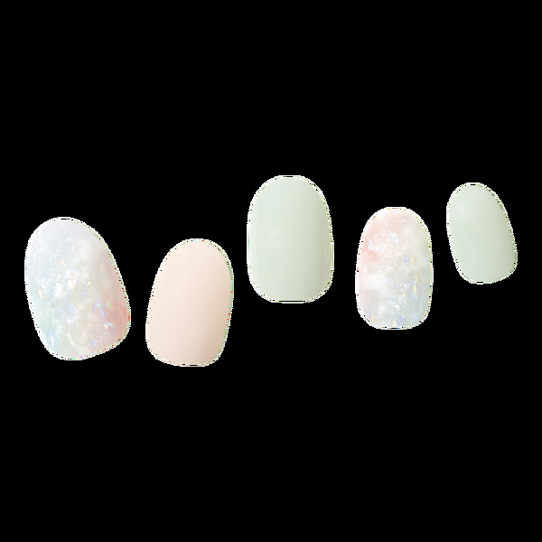 Ulta Dashing Diva  Emerald Marble Glaze Semi-Cured Gel Art