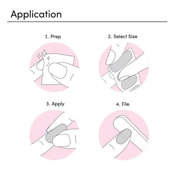 Ulta Dashing Diva  GLAZE DESIGN Semi-Cured Gel Nail Polish Stickers