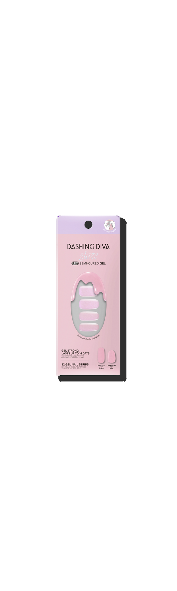 Ulta Dashing Diva  Glazed Donut Semi Cured Gel Nail Strips