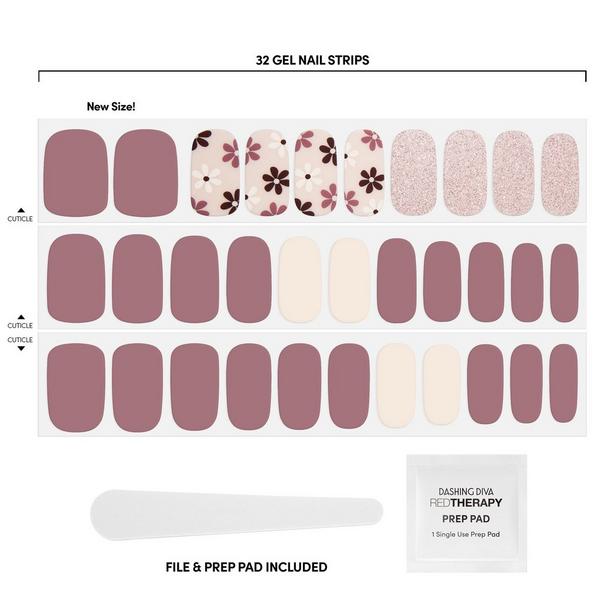 Ulta Dashing Diva  Mocha For 2 GLOSS Gel Nail Polish Strips