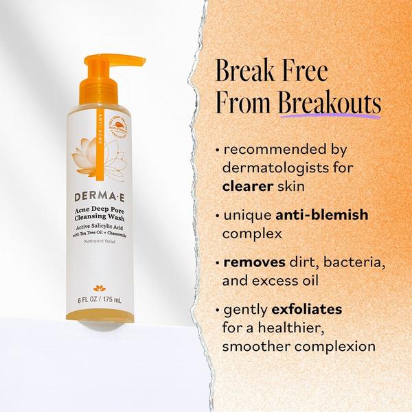 Ulta DERMA E  Acne Deep Pore Salicylic Acid Cleansing Wash
