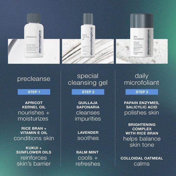 Ulta Dermalogica  Glow To Go Mini Favorites Skincare Kit