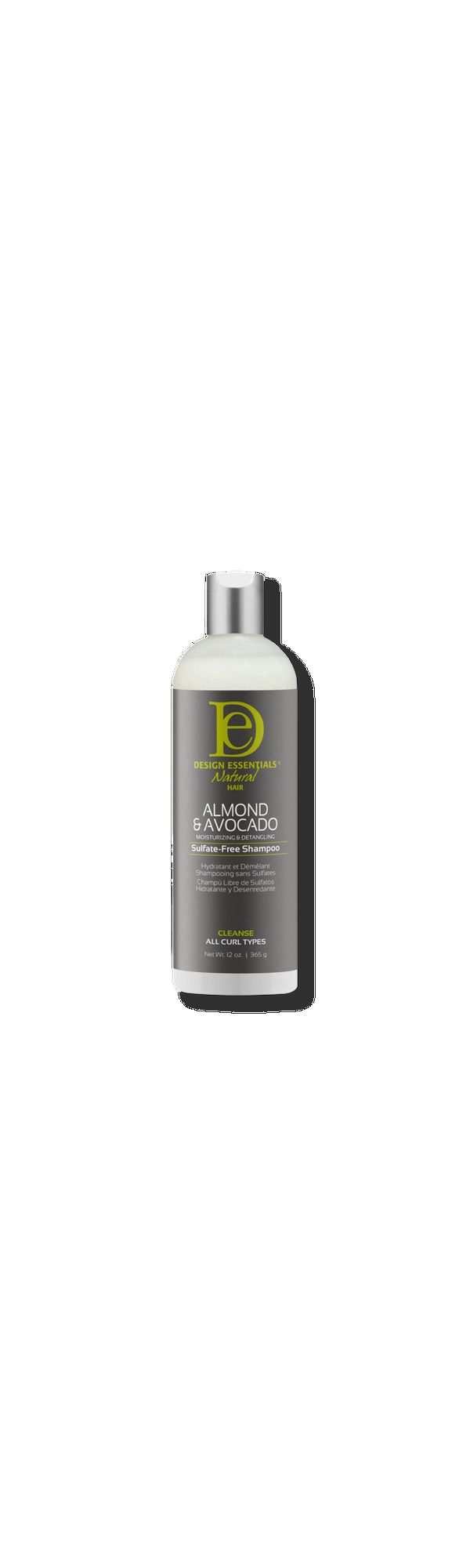 Ulta Design Essentials  Almond & Avocado Moisturizing & Detangling Sulfate-Free Shampoo
