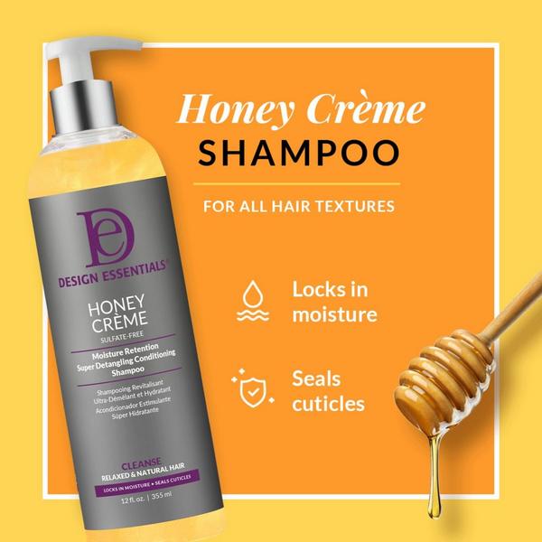 Ulta Design Essentials  Honey Crème Moisture Retention Shampoo