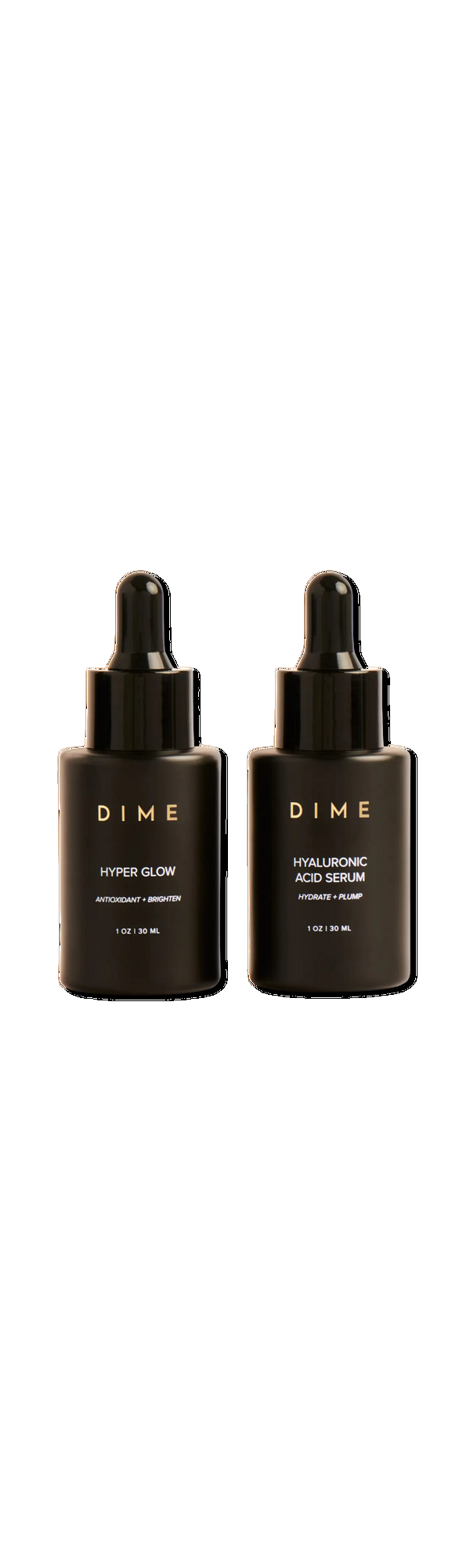 Ulta DIME  Serum Set: Two-in-One Hyper Glow + Hyaluronic Acid