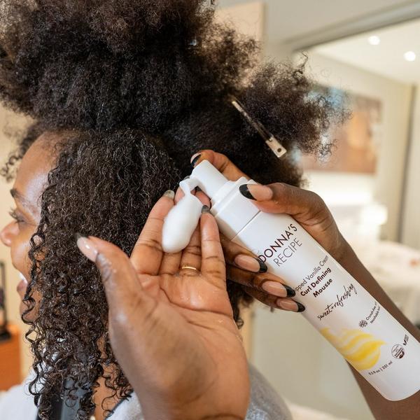 Ulta DONNA'S RECIPE  Whipped Vanilla Cream Curl Defining Mousse