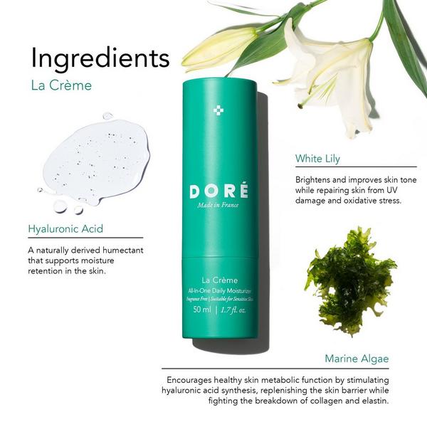 Ulta Doré  La Crème Daily Fragrance-Free Moisturizer For Sensitive Skin