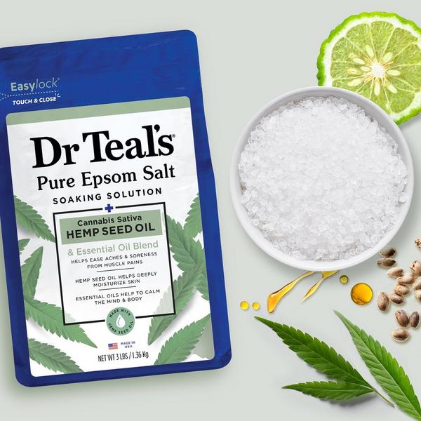 Ulta Dr Teal's  Cannabis Sativa Hemp Seed Oil Pure Epsom Salt
