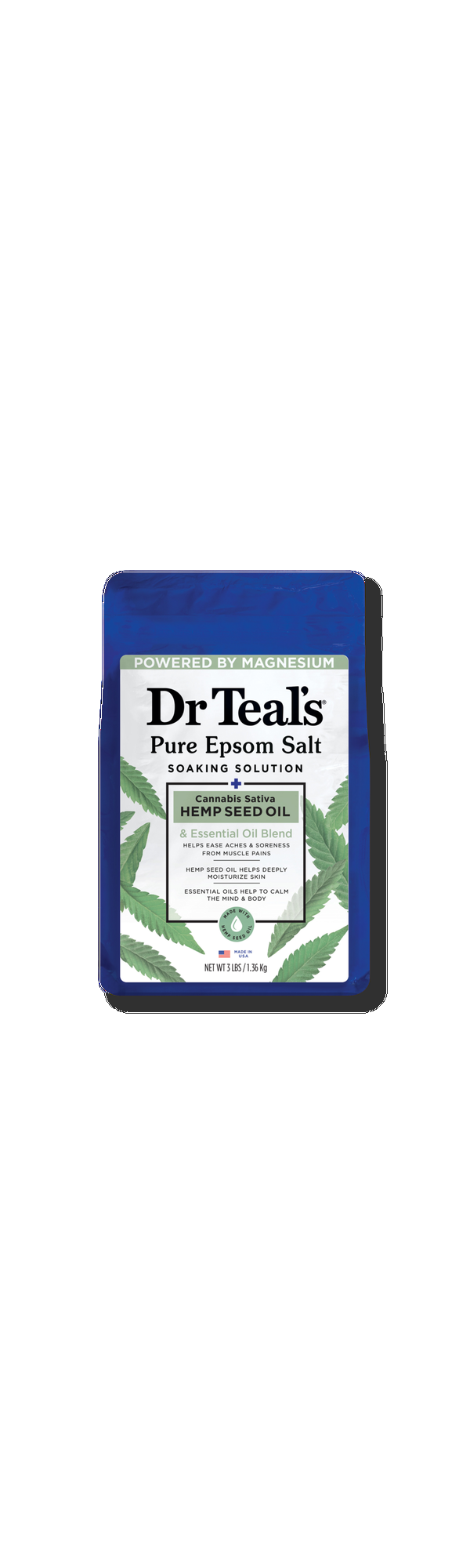 Ulta Dr Teal's  Cannabis Sativa Hemp Seed Oil Pure Epsom Salt