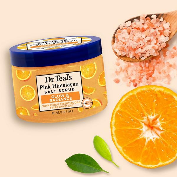 Ulta Dr Teal's  Glow & Radiance Salt Scrub With Pure Epsom Salt & Citrus
