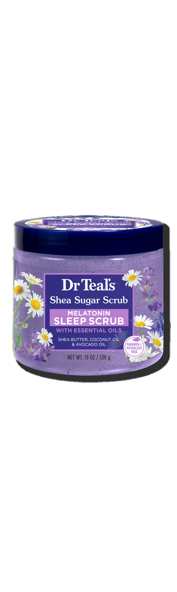 Ulta Dr Teal's  Shea Sugar Body Scrub with Melatonin Lavender and Chamomile Essential Oils