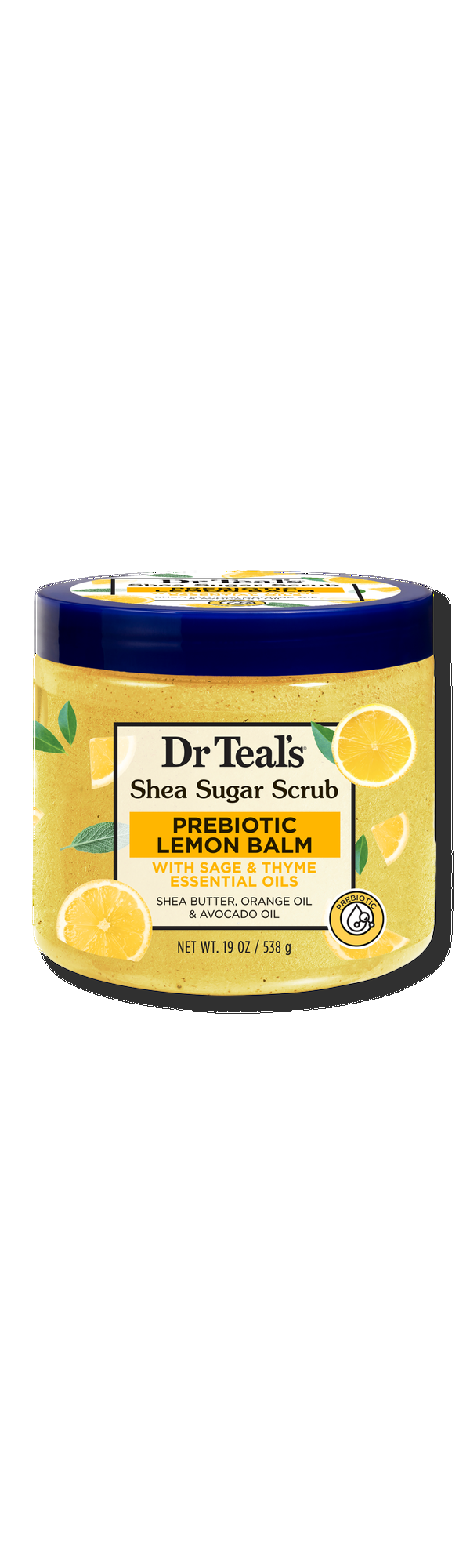 Ulta Dr Teal's  Shea Sugar Body Scrub with Prebiotic Lemon Balm and Essential Oils