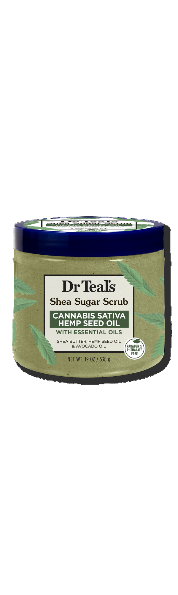Ulta Dr Teal's  Shea Sugar Scrub with Cannabis Sativa Hemp Seed Oil & Essential Oils