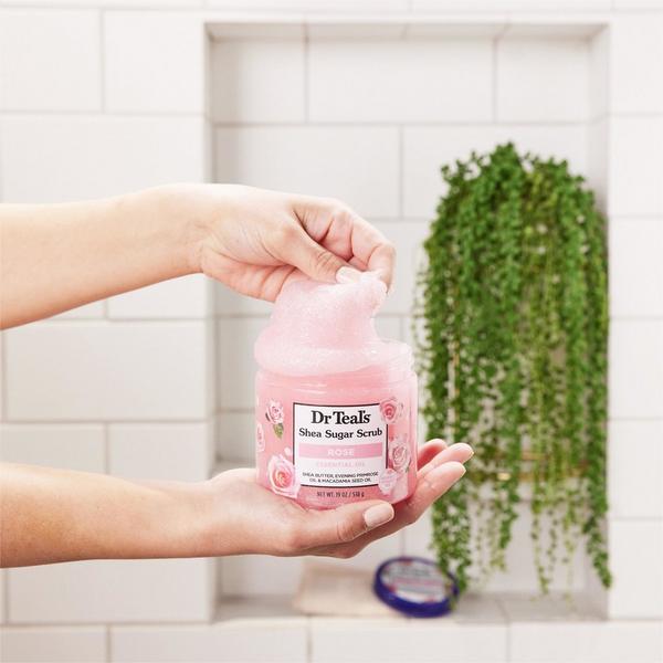 Ulta Dr Teal's  Shea Sugar Scrub With Rose Essential Oil & Macadamia Oil