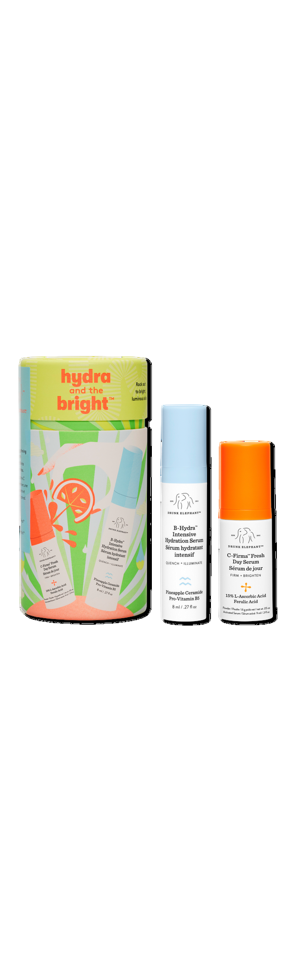 Ulta Drunk Elephant  Hydra and the Bright Travel Size Duo
