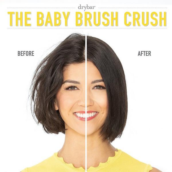 Ulta Drybar  The Baby Brush Crush Mini Heated Straightening Brush
