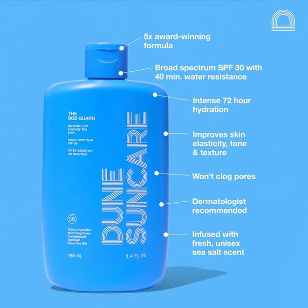 Ulta DUNE SUNCARE  The Bod Guard Invisible Gel SPF 30
