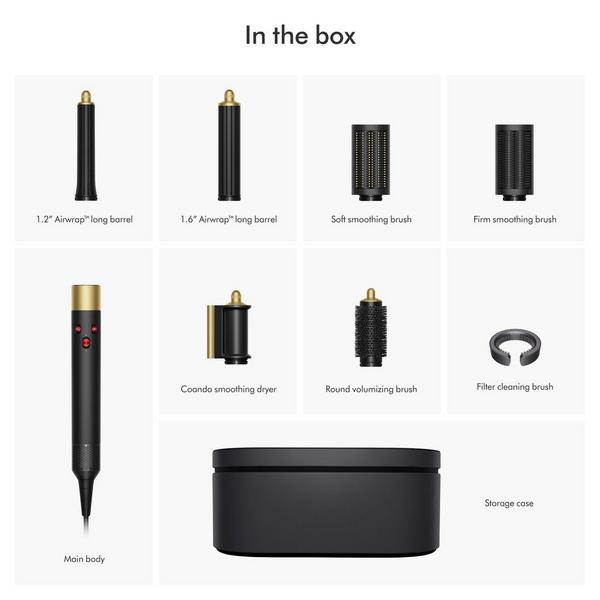 Ulta Dyson  Airwrap Multi-styler In Onyx Black And Gold