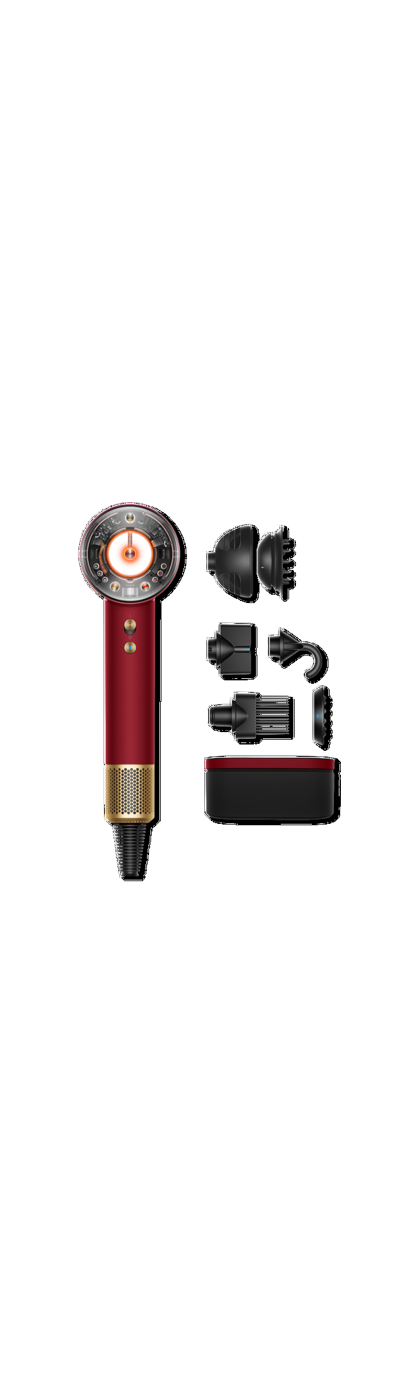 Ulta Dyson  Special Edition Dyson Supersonic Nural Hair Dryer in Red Velvet and Gold