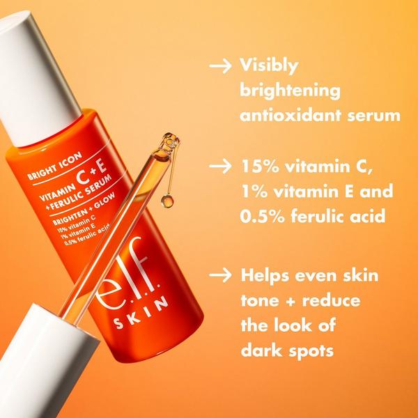 Ulta E.l.f. Cosmetics  Bright Icon Vitamin C + E + Ferulic Serum