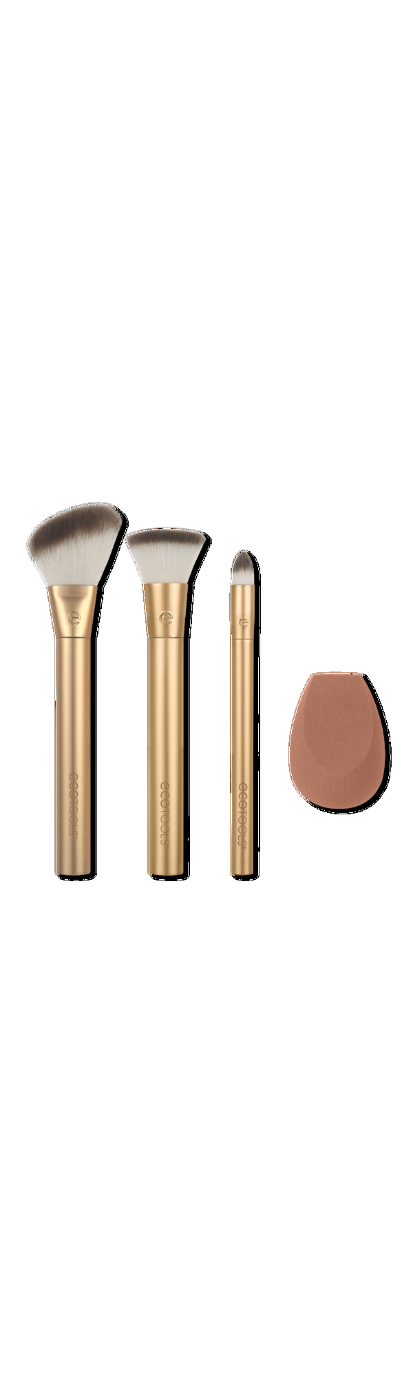 Ulta EcoTools  Precious Metals Face Blend + Sculpt Brush & Sponge Set