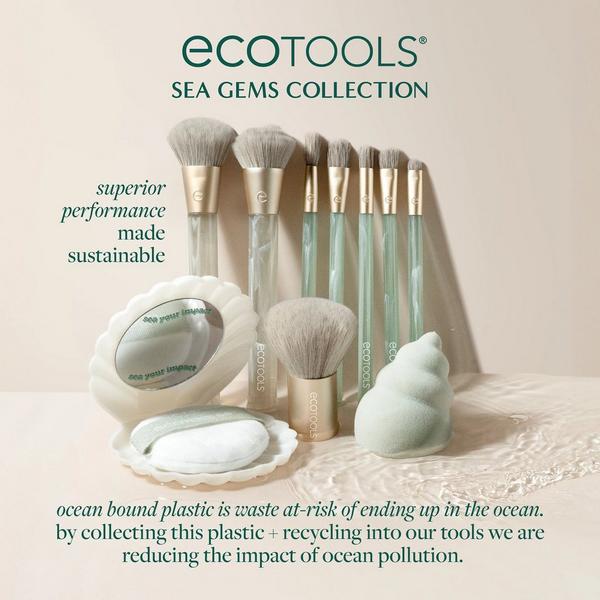 Ulta EcoTools  Sea Gems Face Makeup Brush & Sponge Set