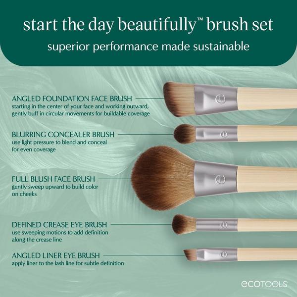 Ulta EcoTools  Start The Day Beautifully Makeup Brush Set