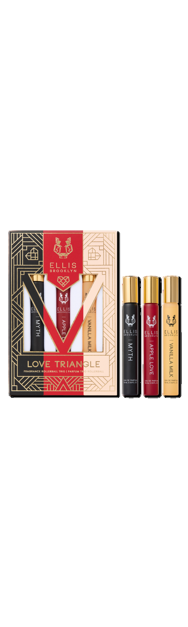 Ulta Ellis Brooklyn  LOVE TRIANGLE Fragrance Rollerball Trio