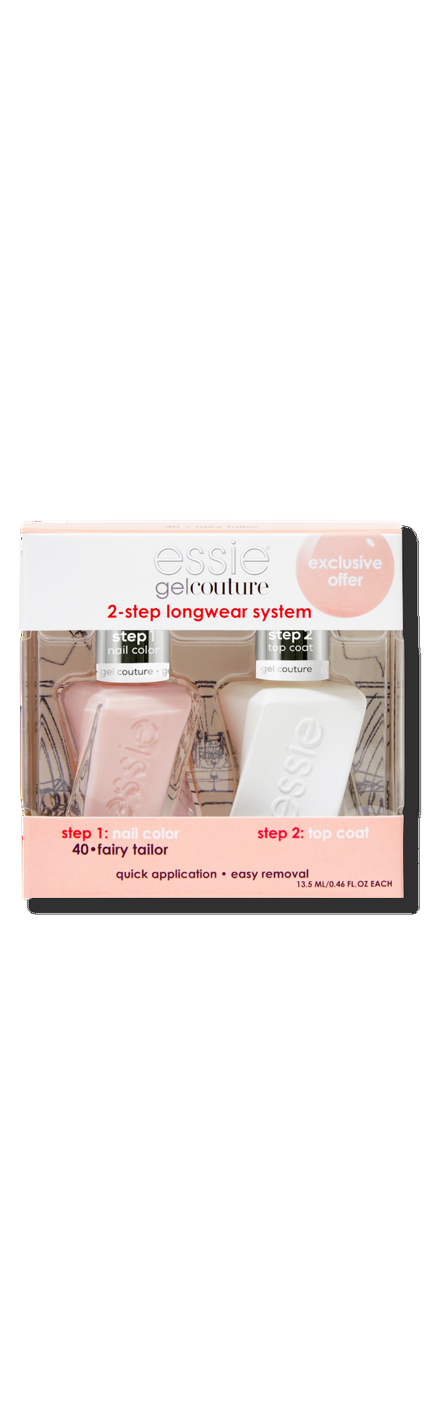 Ulta Essie  Gel Couture Longwear Nail Polish + Top Coat Kit