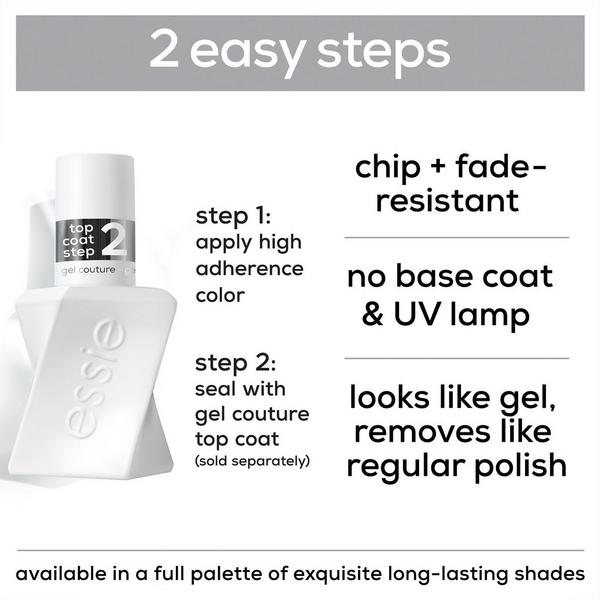 Ulta Essie  Gel Couture Longwear Top Coat Duo Glossy Shine