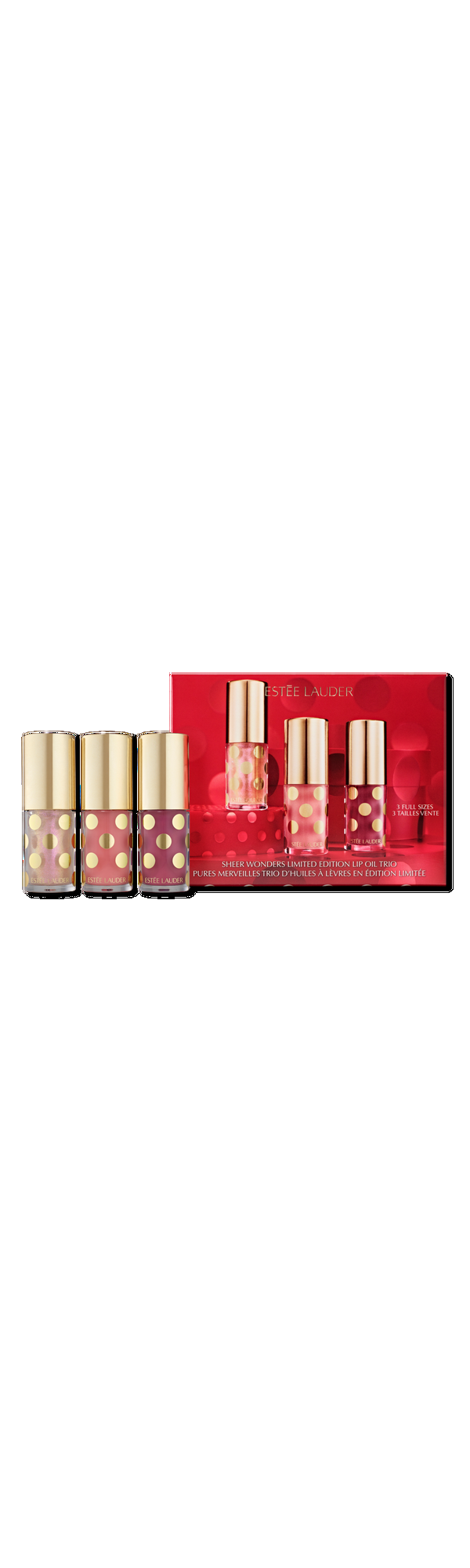Ulta Estée Lauder  Sheer Wonders Limited Edition Lip Oil Trio Gift Set