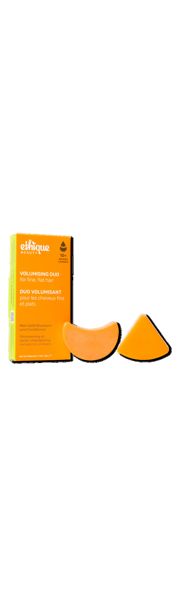 Ulta Ethique Beauty  Volumising Shampoo & Conditioner Mini Bar Set