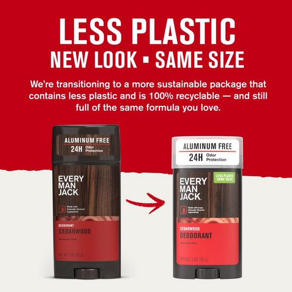 Ulta Every Man Jack  Cedarwood Men's Long-Lasting Deodorant