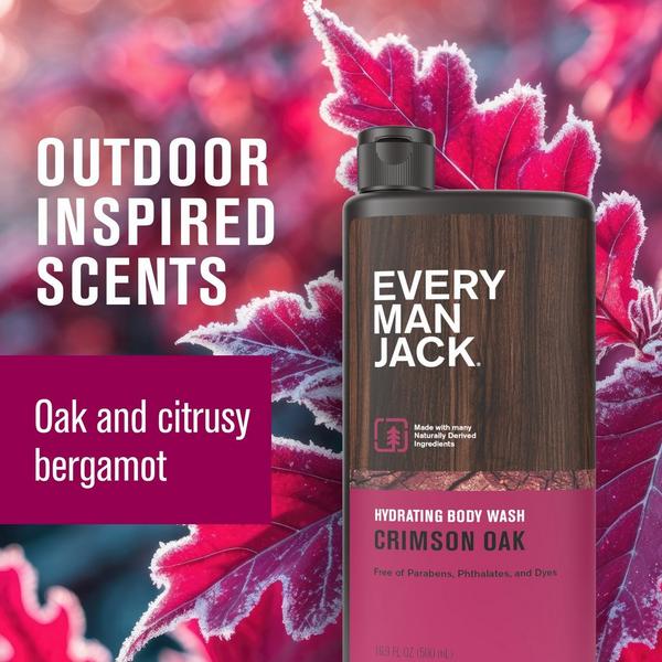 Ulta Every Man Jack  Crimson Oak Men's Hydrating Body Wash