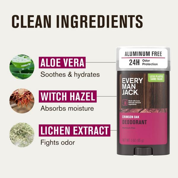 Ulta Every Man Jack  Crimson Oak Men's Long-Lasting Deodorant