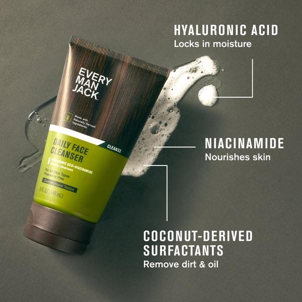 Ulta Every Man Jack  Men's Daily Energizing Fragrance Free Face Wash