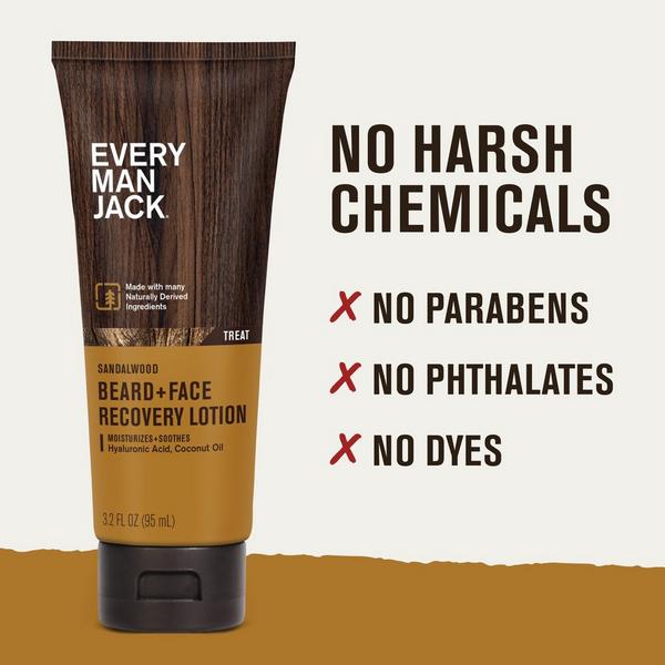 Ulta Every Man Jack  Sandalwood Beard + Face Recovery Lotion