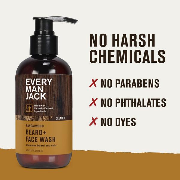Ulta Every Man Jack  Sandalwood Hydrating Beard + Face Wash