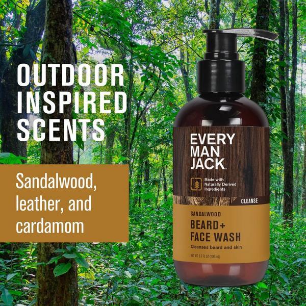 Ulta Every Man Jack  Sandalwood Hydrating Beard + Face Wash