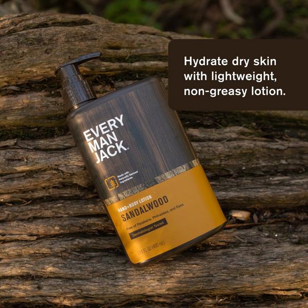 Ulta Every Man Jack  Sandalwood Men's Hydrating Hand & Body Lotion
