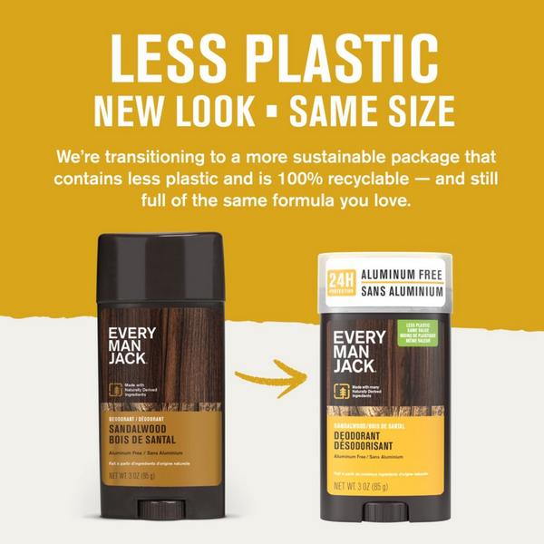 Ulta Every Man Jack  Sandalwood Men's Long-Lasting Deodorant