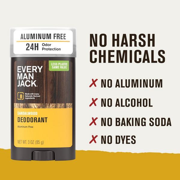 Ulta Every Man Jack  Sandalwood Men's Long-Lasting Deodorant
