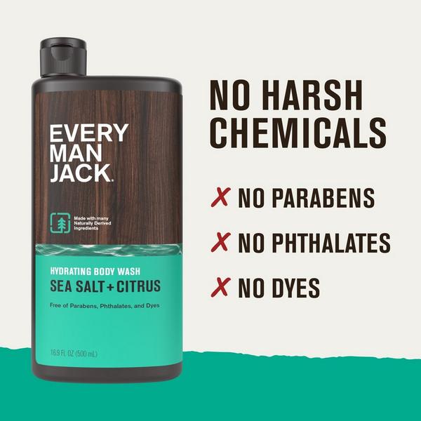 Ulta Every Man Jack  Sea Salt + Citrus Men's Hydrating Body Wash
